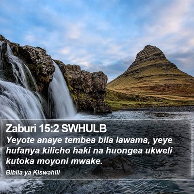 Zaburi 15:2 SWHULB Bible Verse Image