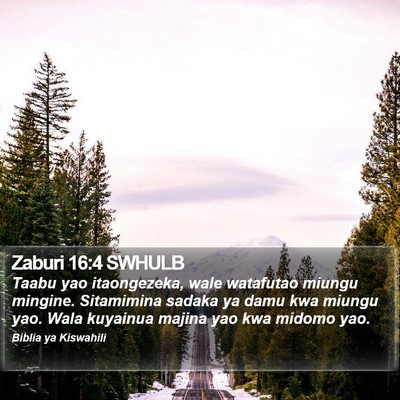 Zaburi 16:4 SWHULB Bible Verse Image