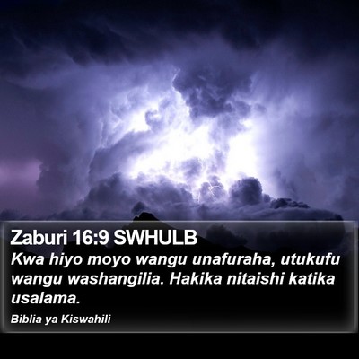 Zaburi 16:9 SWHULB Bible Verse Image