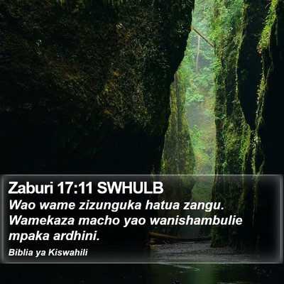 Zaburi 17:11 SWHULB Bible Verse Image