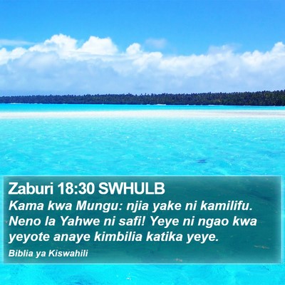 Zaburi 18:30 SWHULB Bible Verse Image