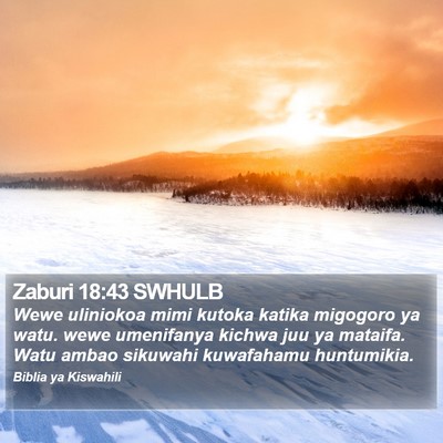 Zaburi 18:43 SWHULB Bible Verse Image