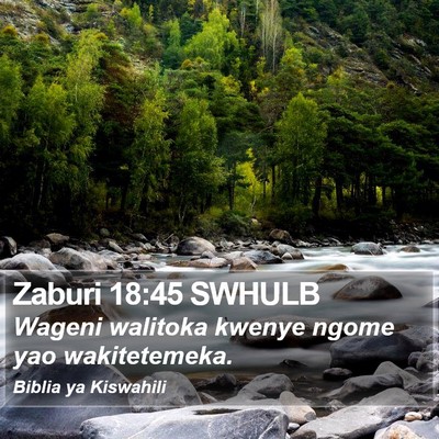 Zaburi 18:45 SWHULB Bible Verse Image