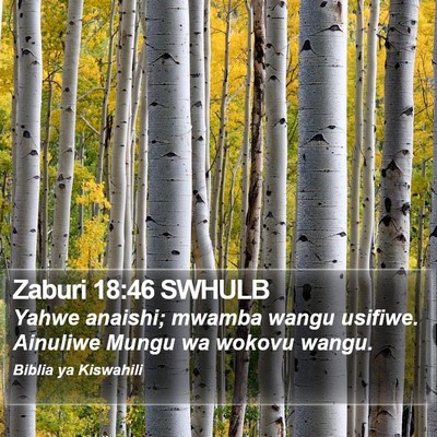 Zaburi 18:46 SWHULB Bible Verse Image