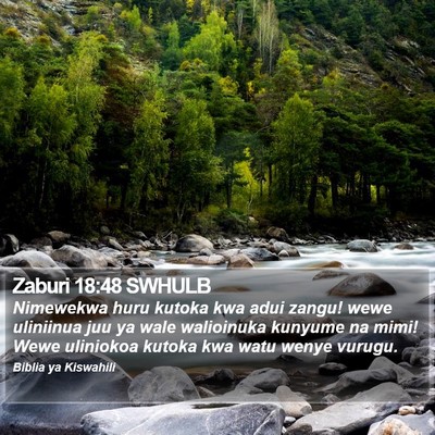 Zaburi 18:48 SWHULB Bible Verse Image