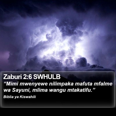 Zaburi 2:6 SWHULB Bible Verse Image