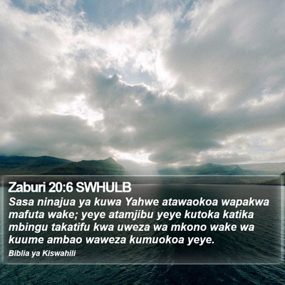 Zaburi 20:6 SWHULB Bible Verse Image
