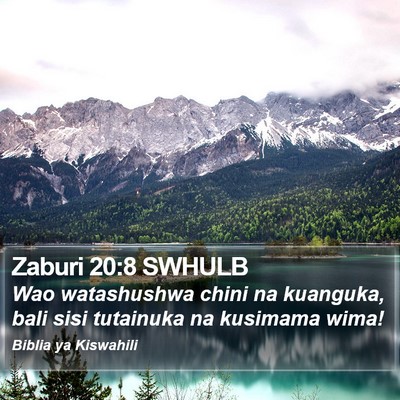 Zaburi 20:8 SWHULB Bible Verse Image