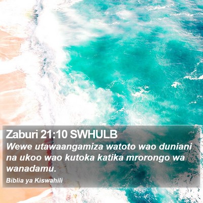 Zaburi 21:10 SWHULB Bible Verse Image