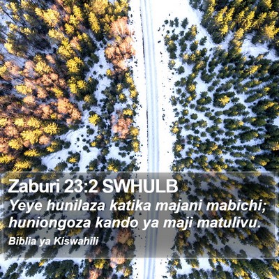 Zaburi 23:2 SWHULB Bible Verse Image