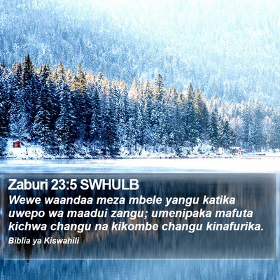 Zaburi 23:5 SWHULB Bible Verse Image