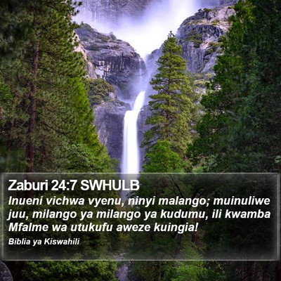 Zaburi 24:7 SWHULB Bible Verse Image