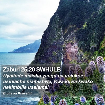 Zaburi 25:20 SWHULB Bible Verse Image
