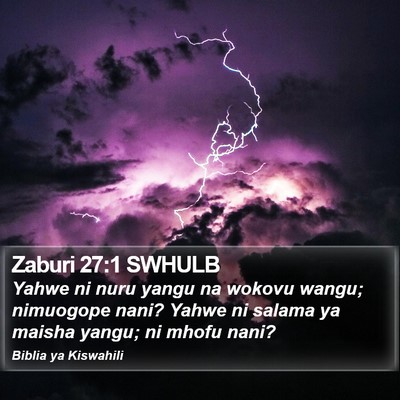 Zaburi 27:1 SWHULB Bible Verse Image