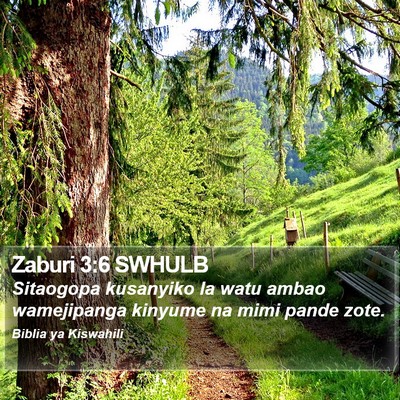 Zaburi 3:6 SWHULB Bible Verse Image