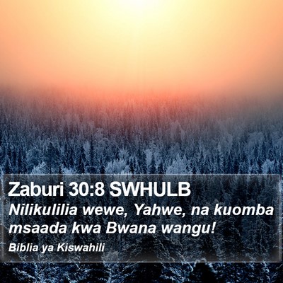 Zaburi 30:8 SWHULB Bible Verse Image