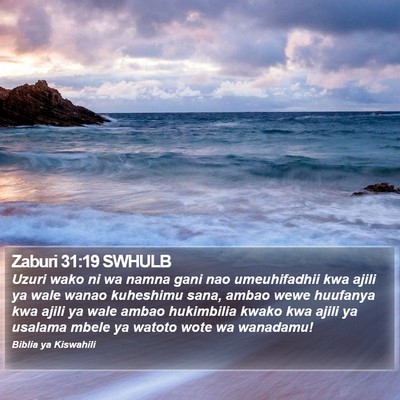Zaburi 31:19 SWHULB Bible Verse Image