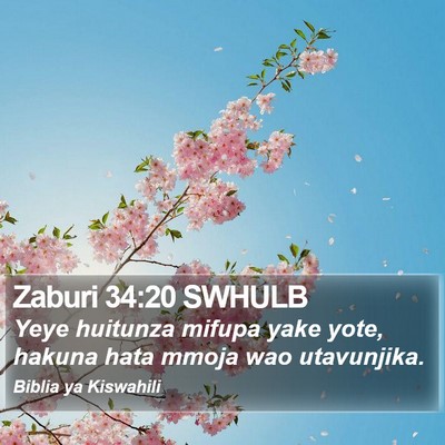 Zaburi 34:20 SWHULB Bible Verse Image