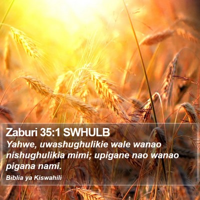 Zaburi 35:1 SWHULB Bible Verse Image