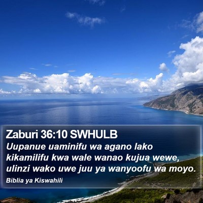 Zaburi 36:10 SWHULB Bible Verse Image