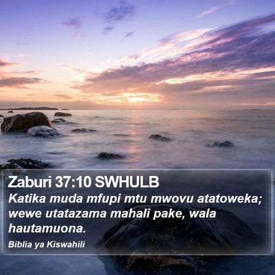 Zaburi 37:10 SWHULB Bible Verse Image