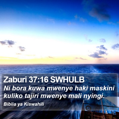 Zaburi 37:16 SWHULB Bible Verse Image