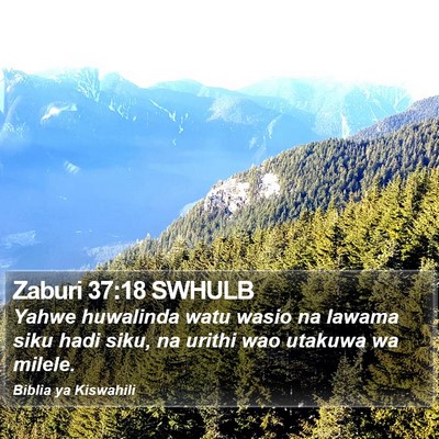 Zaburi 37:18 SWHULB Bible Verse Image
