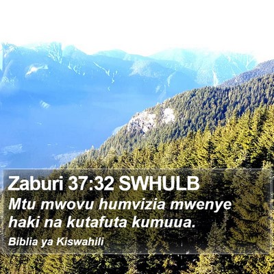 Zaburi 37:32 SWHULB Bible Verse Image