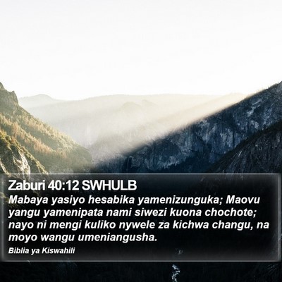 Zaburi 40:12 SWHULB Bible Verse Image