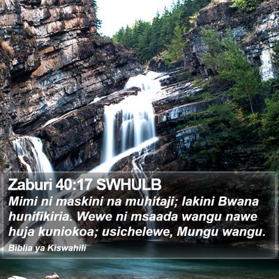 Zaburi 40:17 SWHULB Bible Verse Image