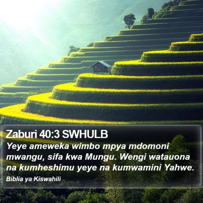 Zaburi 40:3 SWHULB Bible Verse Image