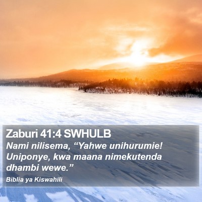 Zaburi 41:4 SWHULB Bible Verse Image