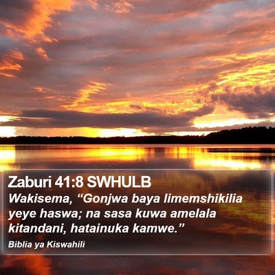 Zaburi 41:8 SWHULB Bible Verse Image