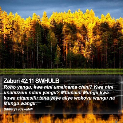 Zaburi 42:11 SWHULB Bible Verse Image