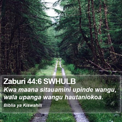 Zaburi 44:6 SWHULB Bible Verse Image