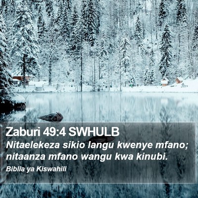 Zaburi 49:4 SWHULB Bible Verse Image
