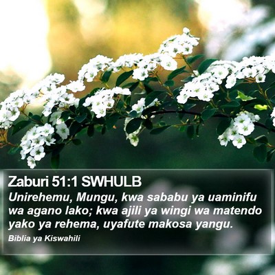 Zaburi 51:1 SWHULB Bible Verse Image