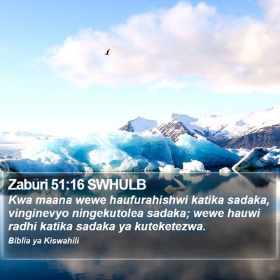 Zaburi 51:16 SWHULB Bible Verse Image