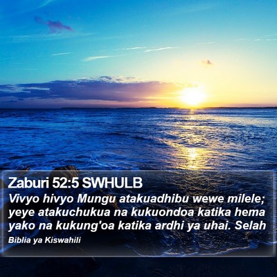 Zaburi 52:5 SWHULB Bible Verse Image