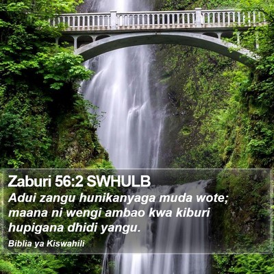Zaburi 56:2 SWHULB Bible Verse Image