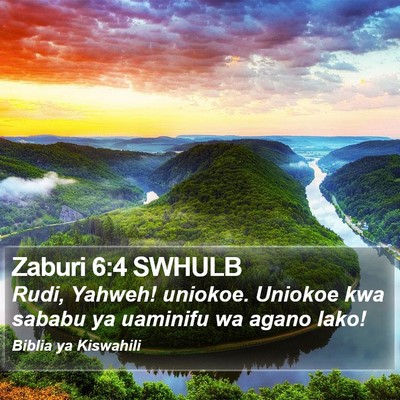 Zaburi 6:4 SWHULB Bible Verse Image