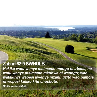 Zaburi 62:9 SWHULB Bible Verse Image