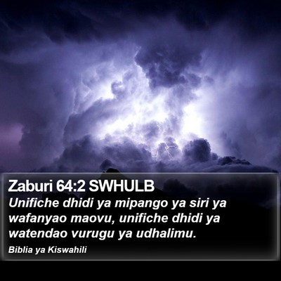 Zaburi 64:2 SWHULB Bible Verse Image
