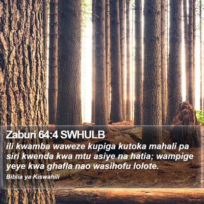 Zaburi 64:4 SWHULB Bible Verse Image