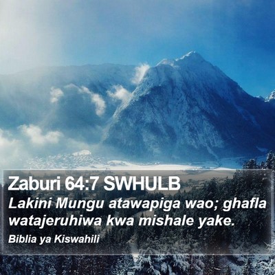 Zaburi 64:7 SWHULB Bible Verse Image