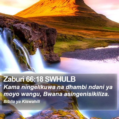 Zaburi 66:18 SWHULB Bible Verse Image
