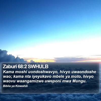 Zaburi 68:2 SWHULB Bible Verse Image