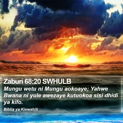 Zaburi 68:20 SWHULB Bible Verse Image