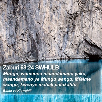 Zaburi 68:24 SWHULB Bible Verse Image
