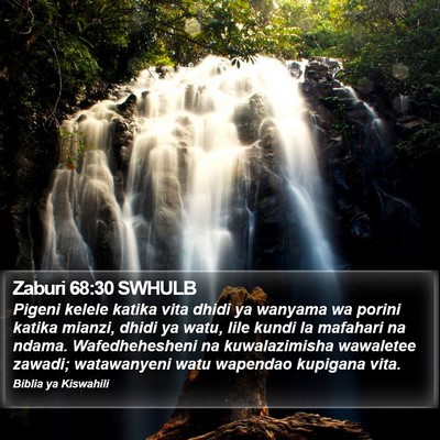 Zaburi 68:30 SWHULB Bible Verse Image